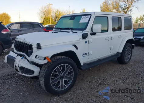 2024 Jeep Wrangler 4Xe Summit 4Xe из США, поврежденный, VIN 1C4RJXU62RW173136